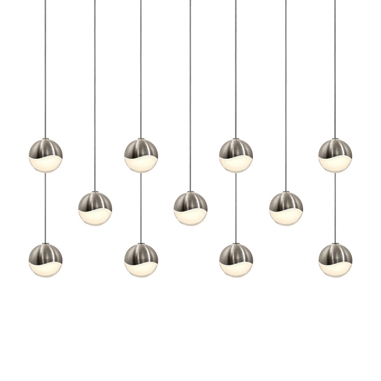 Sonneman - 2922.13-SML - LED Pendant - Grapes - Satin Nickel
