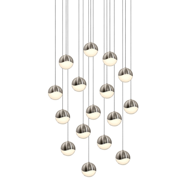 Sonneman - 2923.13-MED - LED Pendant - Grapes - Satin Nickel