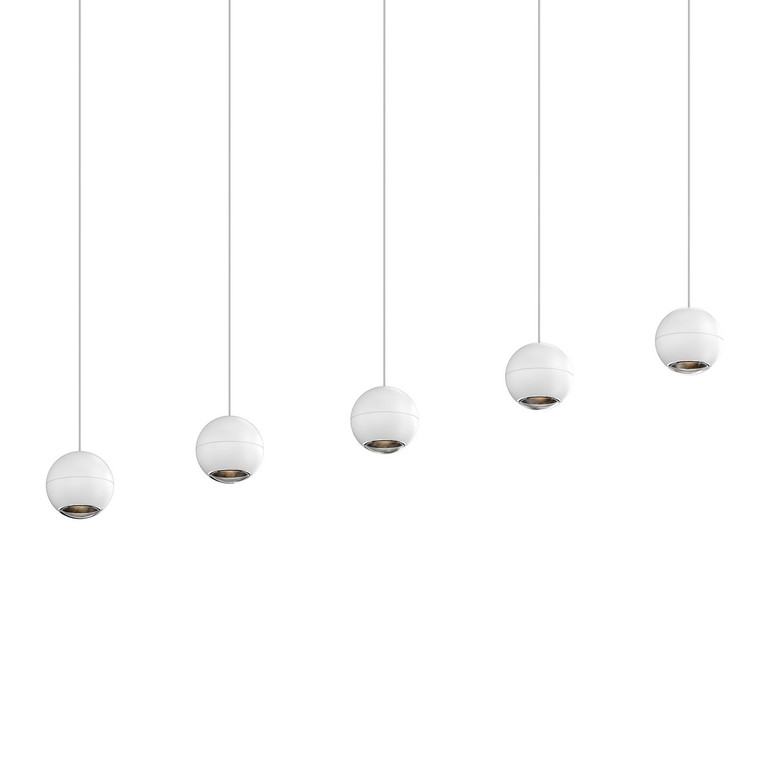 Sonneman - 7508.98 - LED Linear Pendant - Hemisphere - Textured White