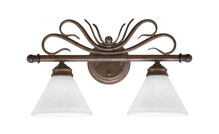 Toltec Lighting - 102-BRZ-312 - Two Light Bath Bar - Swan - Bronze