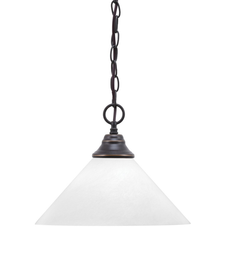 Toltec Lighting - 10-DG-2121 - One Light Pendant - Chain - Dark Granite