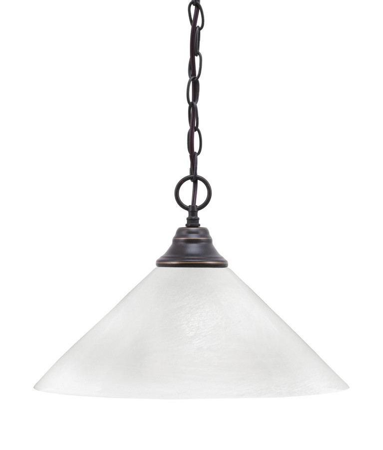 Toltec Lighting - 10-DG-2161 - One Light Pendant - Chain - Dark Granite