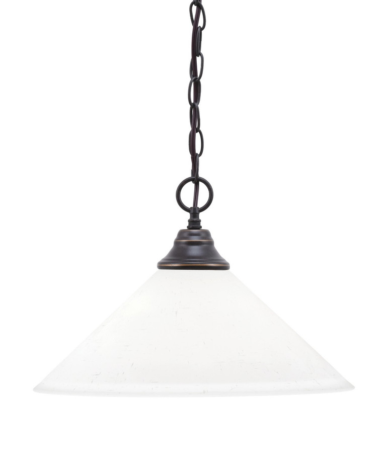 Toltec Lighting - 10-DG-318 - One Light Pendant - Chain - Dark Granite