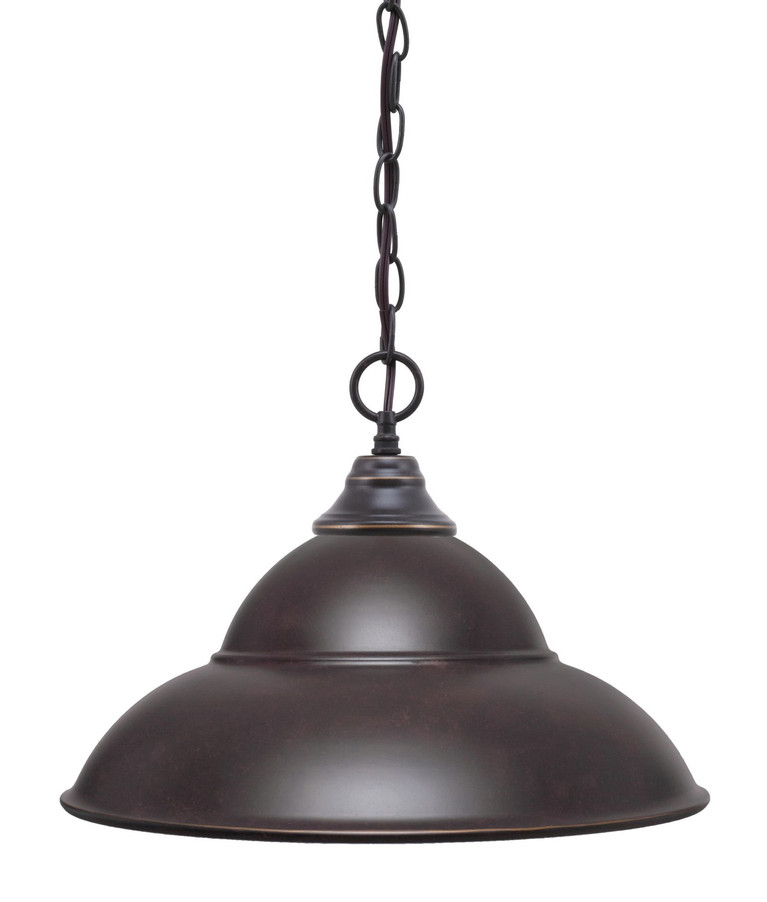Toltec Lighting - 10-DG-429-DG - One Light Pendant - Chain - Dark Granite