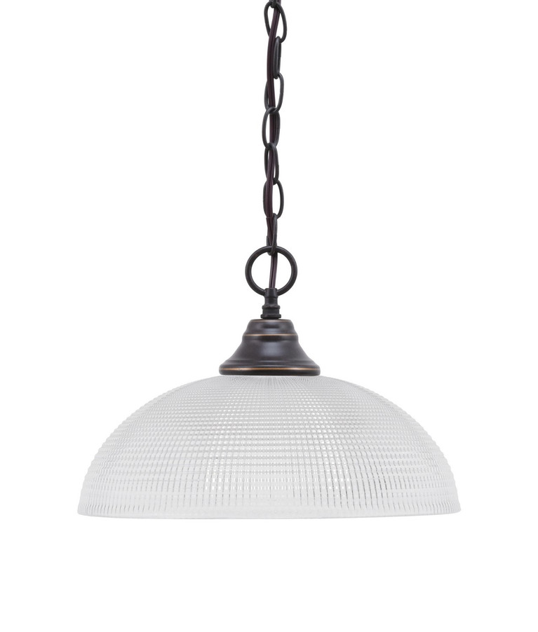 Toltec Lighting - 10-DG-540 - One Light Pendant - Chain - Dark Granite