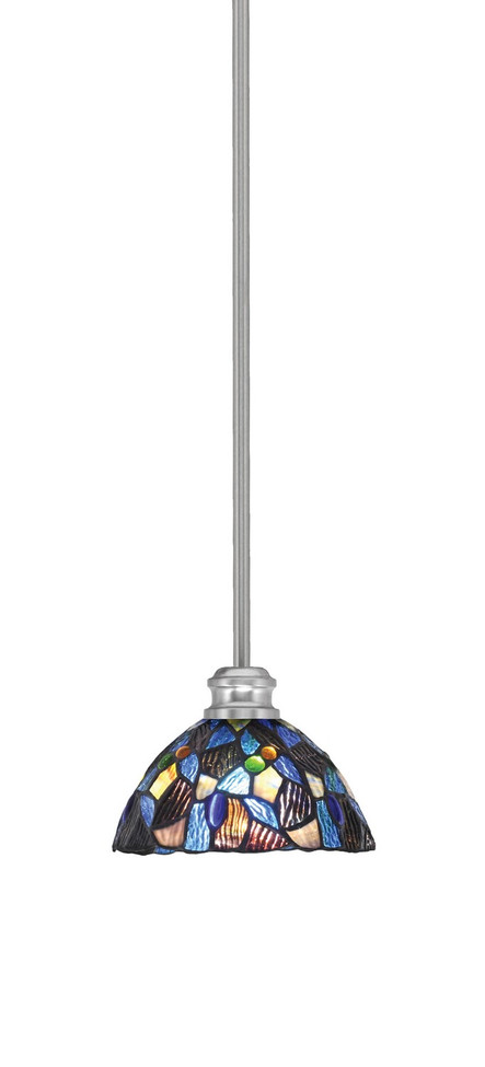 Toltec Lighting - 1151-BN-9955 - One Light Mini Pendant - Edge - Brushed Nickel