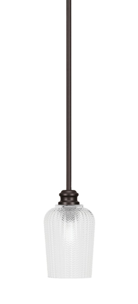 Toltec Lighting - 1151-ES-4250 - One Light Mini Pendant - Edge - Espresso