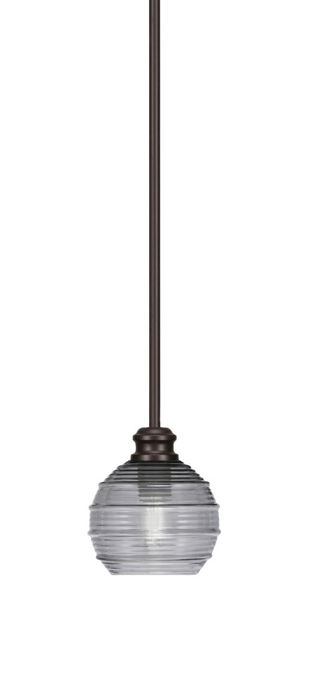 Toltec Lighting - 1151-ES-5112 - One Light Mini Pendant - Edge - Espresso