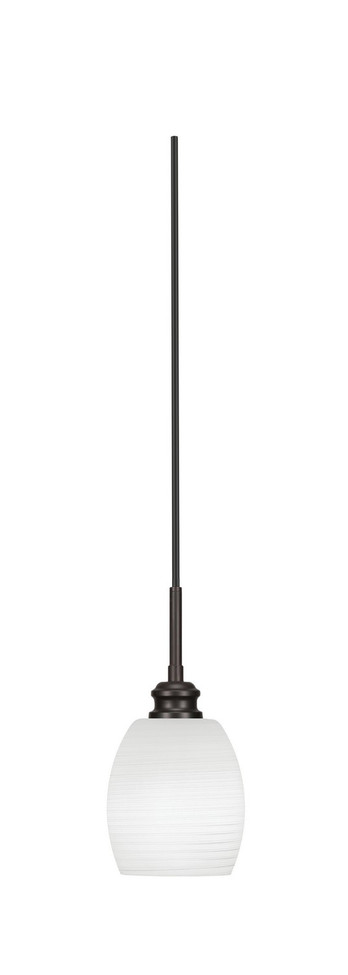 Toltec Lighting - 1152-ES-615 - One Light Mini Pendant - Edge - Espresso