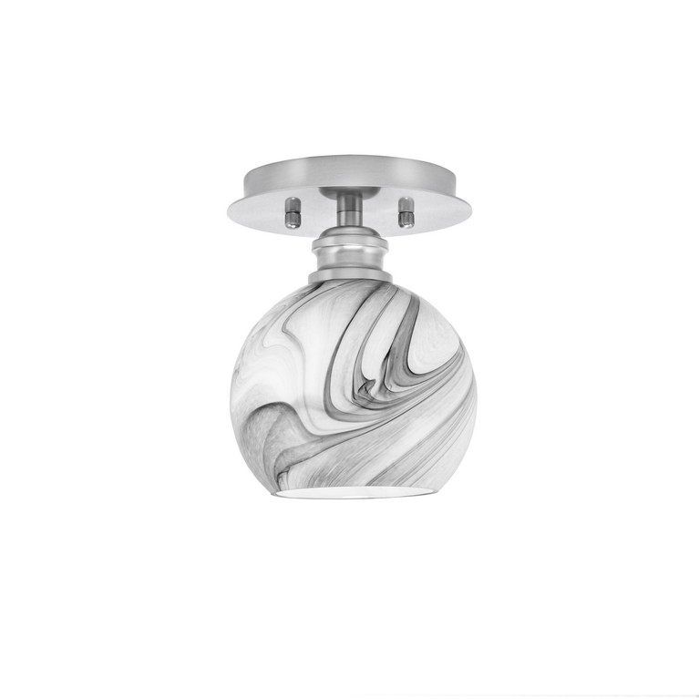 Toltec Lighting - 1160-BN-4109 - One Light Semi-Flush Mount - Edge - Brushed Nickel
