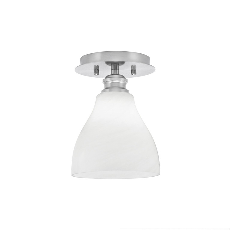 Toltec Lighting - 1160-BN-4761 - One Light Semi-Flush Mount - Edge - Brushed Nickel
