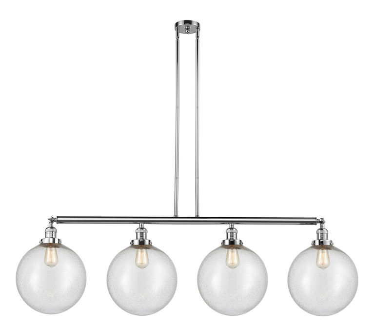 Innovations - 214-PC-G204-12 - Four Light Island Pendant - Franklin Restoration - Polished Chrome