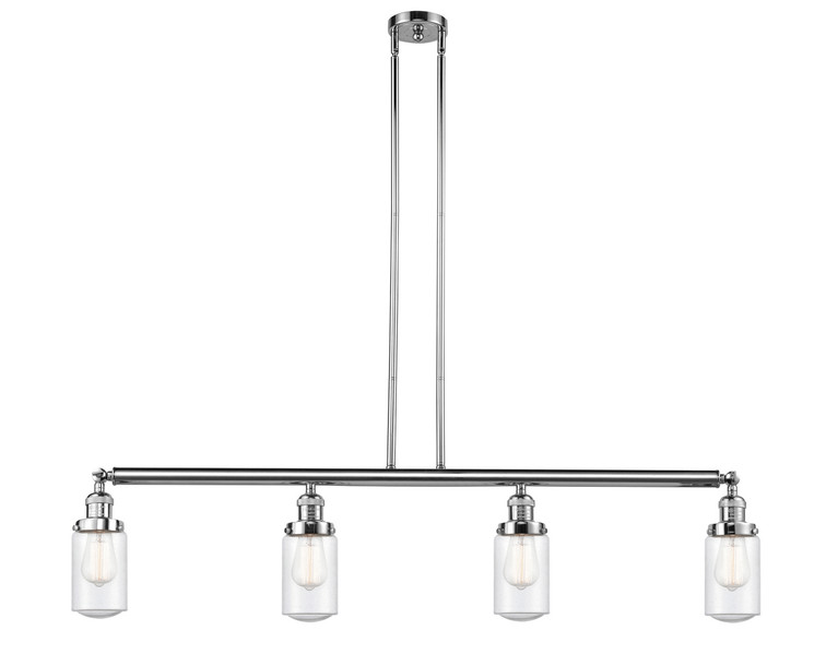 Innovations - 214-PC-G314 - Four Light Island Pendant - Franklin Restoration - Polished Chrome