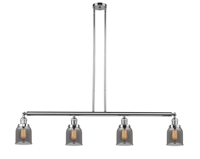 Innovations - 214-PC-G53 - Four Light Island Pendant - Franklin Restoration - Polished Chrome