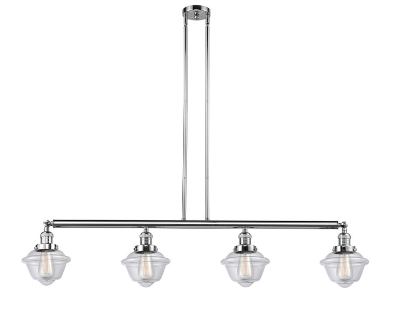 Innovations - 214-PC-G532 - Four Light Island Pendant - Franklin Restoration - Polished Chrome