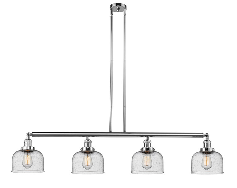 Innovations - 214-PC-G74 - Four Light Island Pendant - Franklin Restoration - Polished Chrome