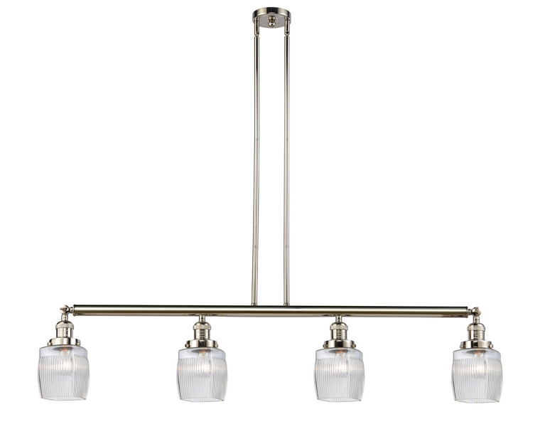 Innovations - 214-PN-G302-LED - LED Island Pendant - Franklin Restoration - Polished Nickel