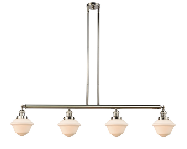 Innovations - 214-PN-G531 - Four Light Island Pendant - Franklin Restoration - Polished Nickel