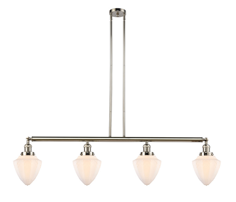 Innovations - 214-PN-G661-7-LED - LED Island Pendant - Franklin Restoration - Polished Nickel