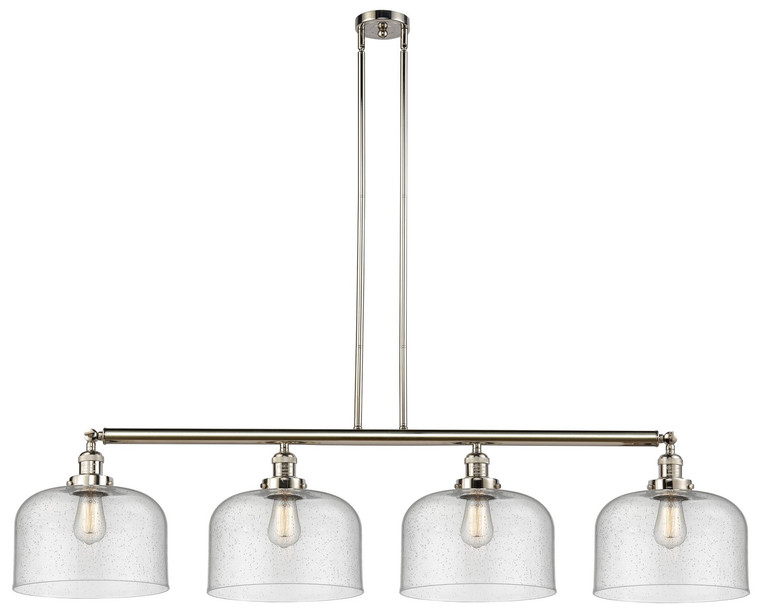 Innovations - 214-PN-G74-L - Four Light Island Pendant - Franklin Restoration - Polished Nickel