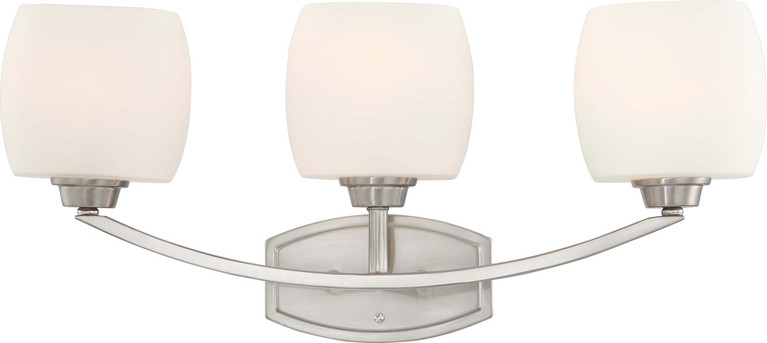 Nuvo Lighting - 60-4183 - Three Light Vanity - Helium - Brushed Nickel
