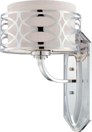 Nuvo Lighting - 60-4621 - One Light Vanity - Harlow - Polished Nickel