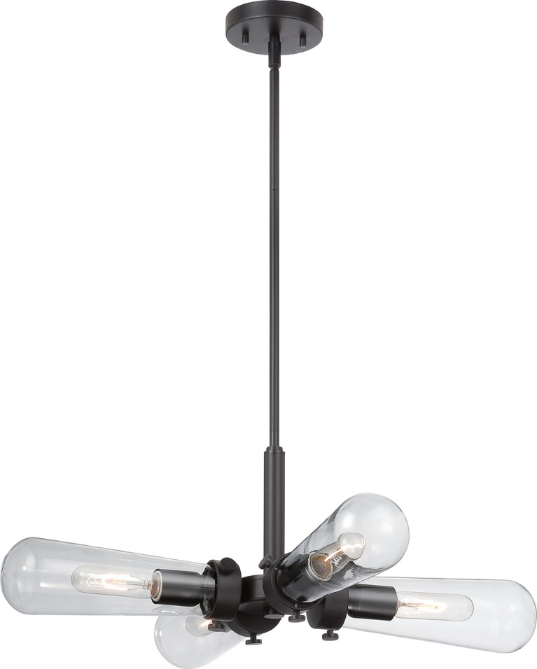 Nuvo Lighting - 60-5364 - Four Light Pendant - Beaker - Aged Bronze