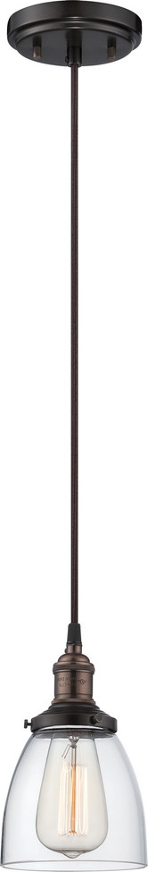 Nuvo Lighting - 60-5504 - One Light Pendant - Vintage - Rustic Bronze
