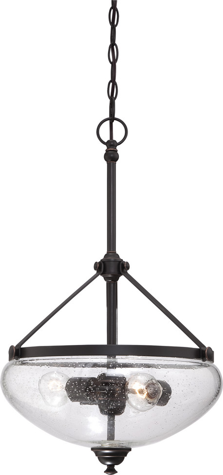 Nuvo Lighting - 60-5547 - Three Light Pendant - Laurel - Sudbury Bronze