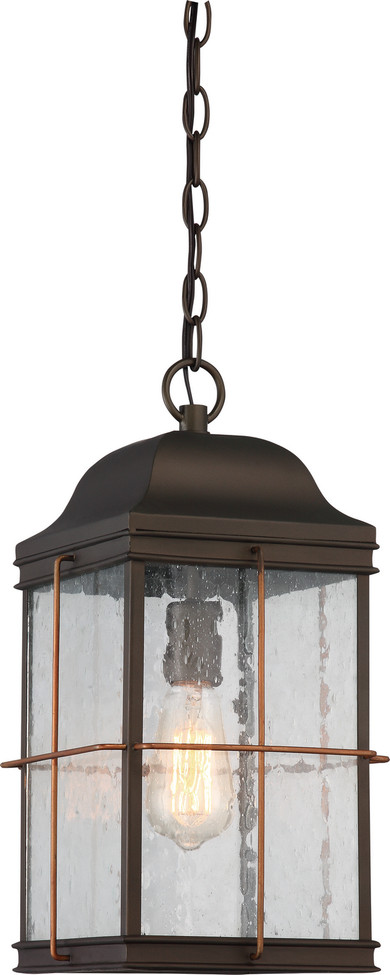 Nuvo Lighting - 60-5836 - One Light Hanging Lantern - Howell - Bronze / Copper