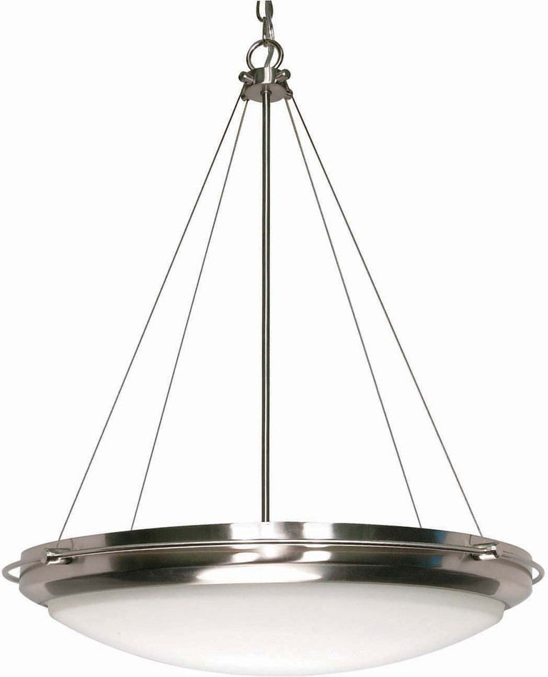Nuvo Lighting - 60-610 - Three Light Pendant - Polaris - Brushed Nickel