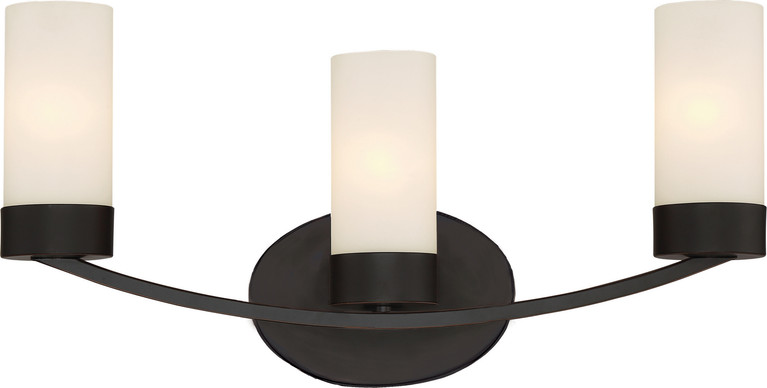 Nuvo Lighting - 60-6323 - Three Light Vanity - Denver - Mahogany Bronze