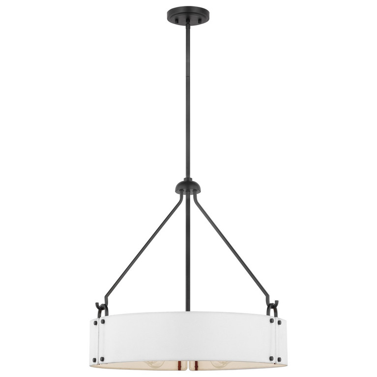 Nuvo Lighting - 60-7692 - Four Light Pendant - Halter - Matte Black