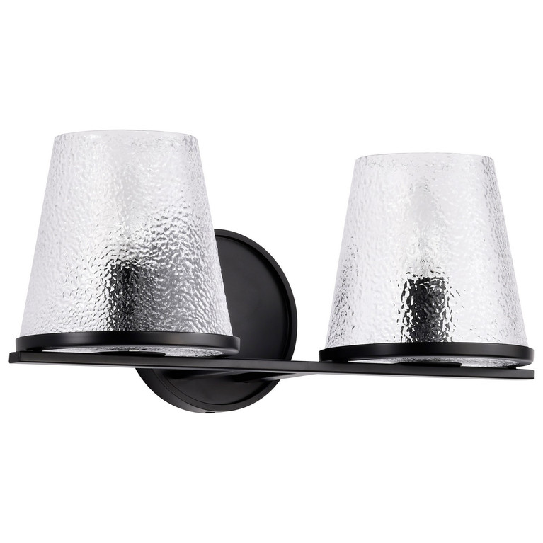 Nuvo Lighting - 60-8252 - Two Light Vanity - Valentine - Black