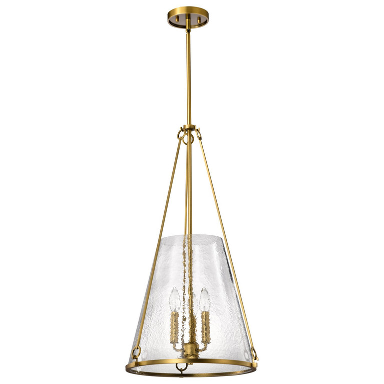 Nuvo Lighting - 60-8267 - Three Light Pendant - Valentine - Vintage Brass