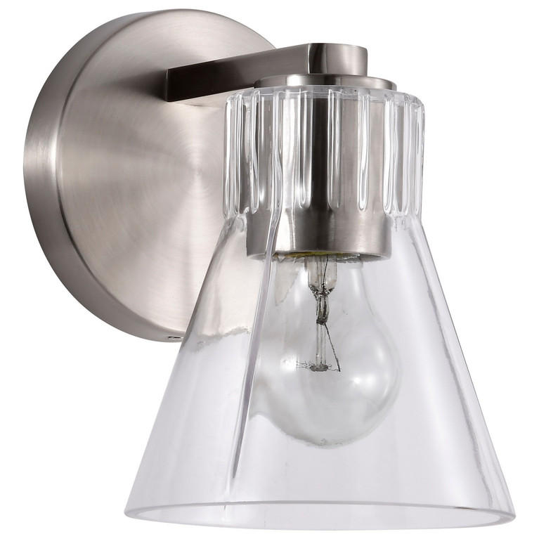 Nuvo Lighting - 60-8331 - One Light Vanity - Gianna - Brushed Nickel