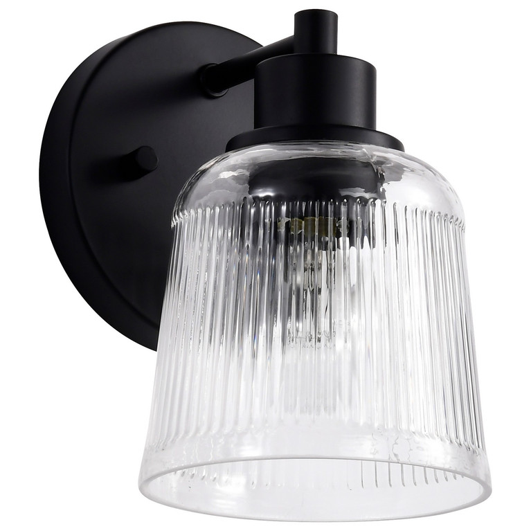 Nuvo Lighting - 60-8601 - One Light Vanity - Grayson - Matte Black