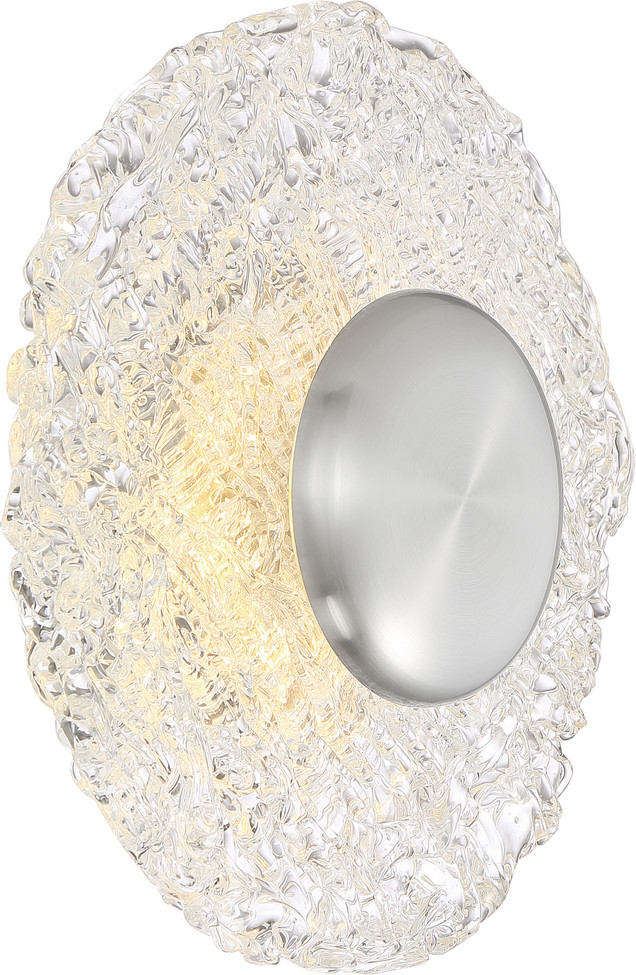 Nuvo Lighting - 62-1493 - LED Flush Mount - Riverbed - Polished Nickel