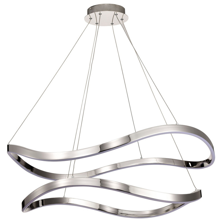 Nuvo Lighting - 62-2431 - LED Pendant - Sylas - Polished Nickel