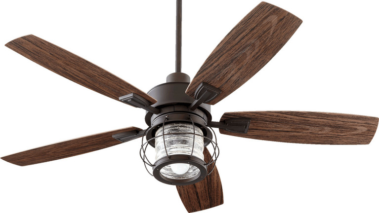 Quorum - 13525-86 - 52Patio Fan - Galveston - Oiled Bronze