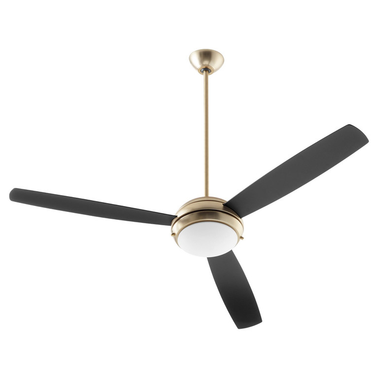 Quorum - 20603-80 - 60 Ceiling Fan - Expo - Aged Brass