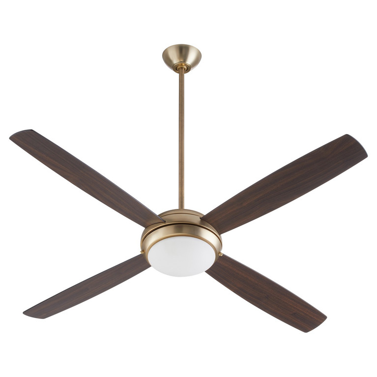 Quorum - 20604-80 - 60 Ceiling Fan - Expo - Aged Brass