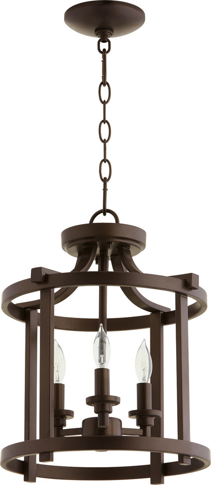 Quorum - 2817-13-86 - Three Light Dual Mount - Lancaster - Oiled Bronze