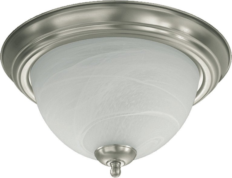 Quorum - 3066-11-65 - Two Light Ceiling Mount - 3066 Ceiling Mounts - Satin Nickel