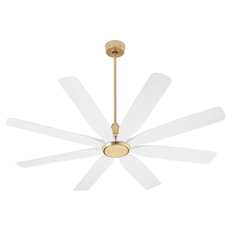 Quorum - 33608-80 - 60 Patio Fan - Rosales - Aged Brass