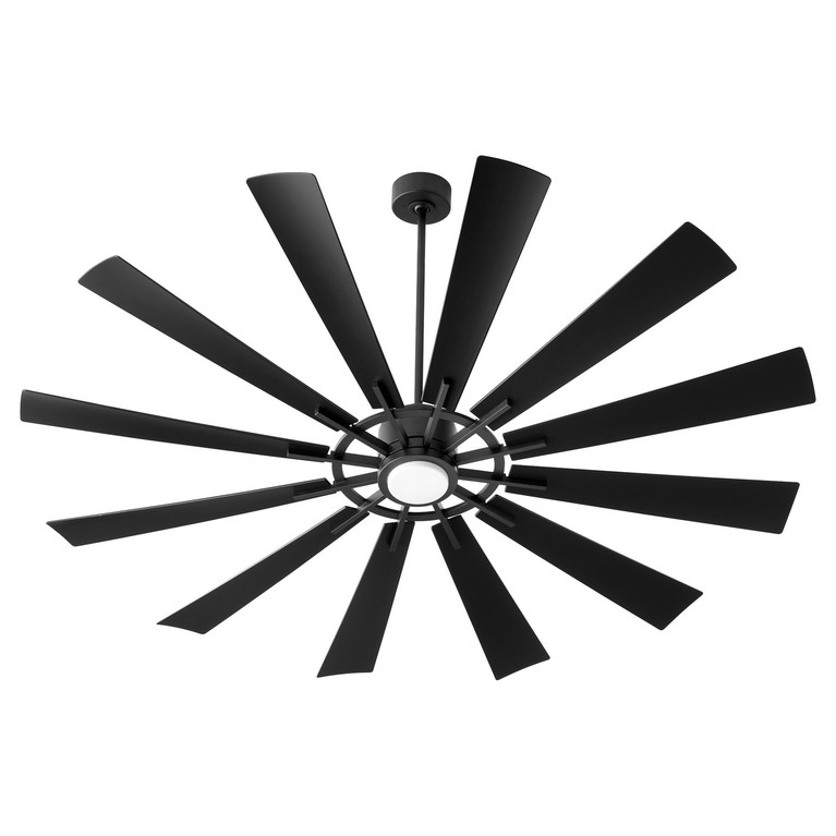 Quorum - 47212-59 - 72 Patio Fan - Cirque - Matte Black