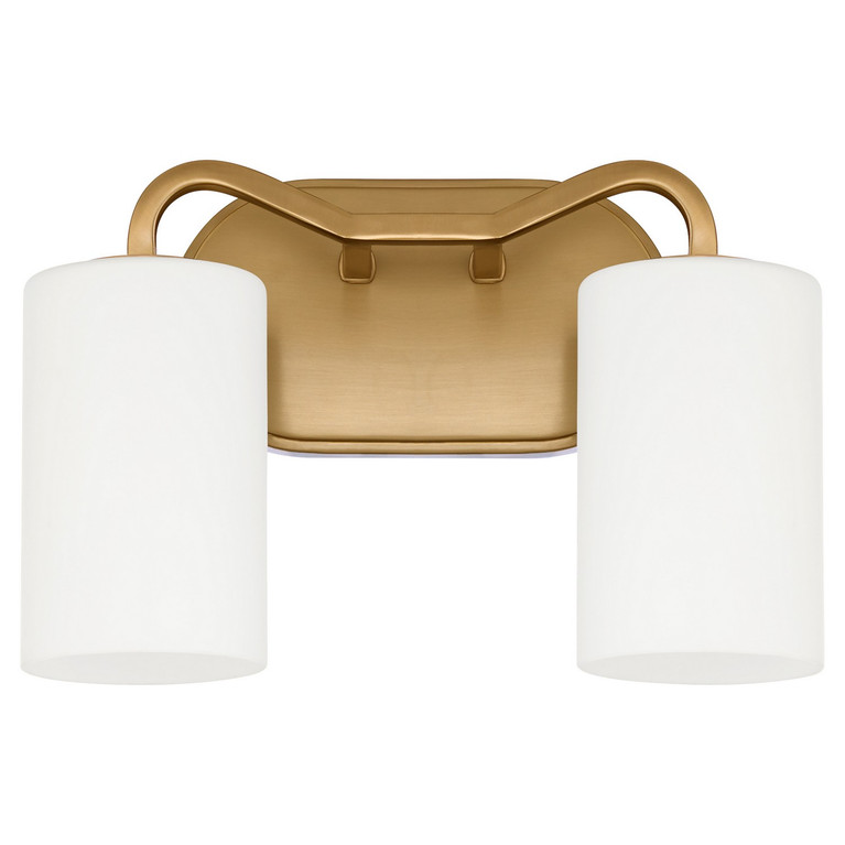 Quorum - 5307-2-47 - Two Light Vanity - Rutherford - Brushed Brass