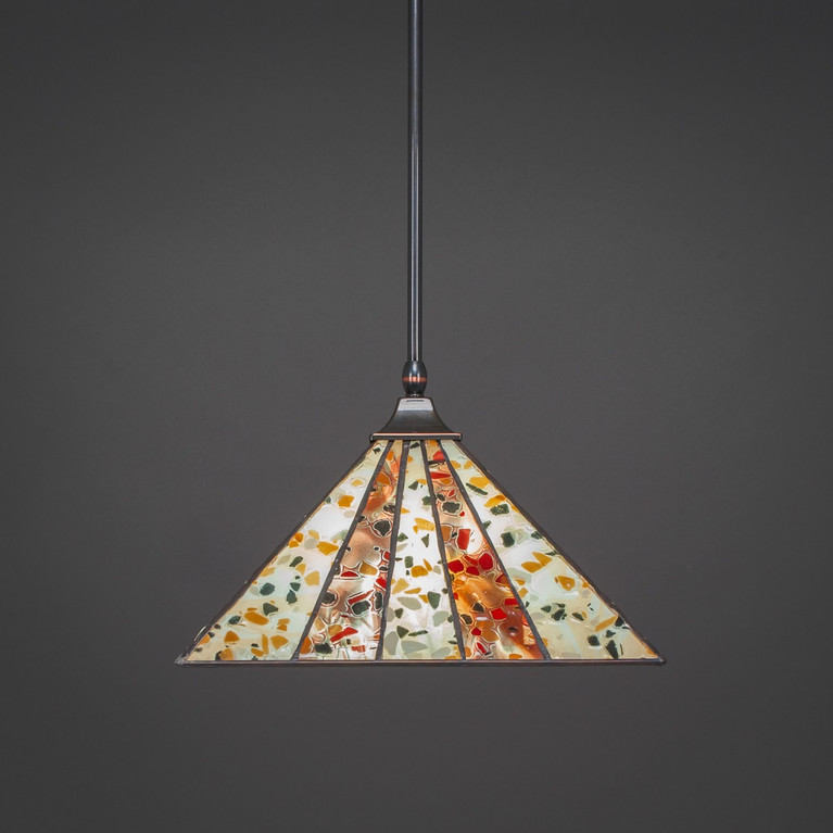 Toltec Lighting - 13-BC-956 - One Light Pendant - Any - Black Copper