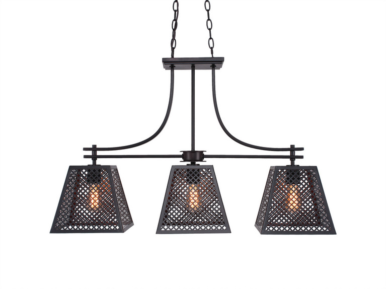 Toltec Lighting - 1463-ES-LED18A - LED Island Pendant - Corbello - Espresso