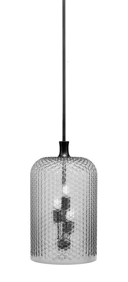 Toltec Lighting - 14-MB-4212 - Three Light Pendant - Zola - Matte Black